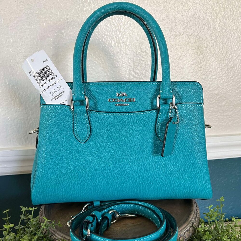 Coach Mini Darcie Teal CH297